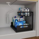 13 Inches under Sink Storage and under Kitchen Sink Organizer - Bathroom under S