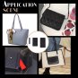 6Pcs Felt Bag Base Shaper, 3 Styles Black Thick Handbag Base Shaper Rectangle Wo