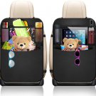 Premium Backseat Organizer for Kids 2 Pack, Heavy Duty Waterproof and Stain Resi