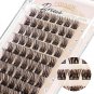 Lash Clusters 70 Pcs Cluster Lashes DIY Cluster Eyelash Extensions Mega Volume R