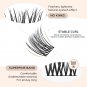 Lash Clusters 70 Pcs Cluster Lashes DIY Cluster Eyelash Extensions Mega Volume R