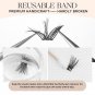 Lash Clusters 70 Pcs Cluster Lashes DIY Cluster Eyelash Extensions Mega Volume R