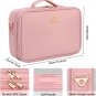 Makeup Bag Travel Makeup Train Case 13.8 Inches Large Cosmetic Case Professional
