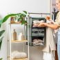 3 Shelf Hanging Closet Organizer - Closet Hanging Organizer for Clothes, Small C