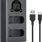 Tengdaxing EN-EL14 En-El14A Battery Charger, Dual Battery Charger for Nikon D310