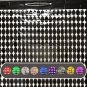 Sparkling Ellipse Black Backdrop Metallic Tinsel Foil Fringe Curtains Photo Boot