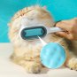 Pet Hair Removal Comb Brush Blue Double-Sided Multipurpose Comb Cleaning Massage