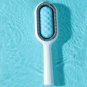 Pet Hair Removal Comb Brush Blue Double-Sided Multipurpose Comb Cleaning Massage