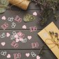 Wedding Table Confetti, Glitter Diamond Ring, I Do, Heart Confetti, Engagement P