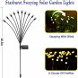 Solar Garden Lights &acirc;�� 20 Leds Solar Firefly Lights, Starburst Swaying Lights, 2