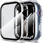 2 Pack Hard PC Case with Tempered Glass Screen Protector Compatible for Apple Wa