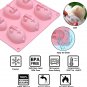 Bunny Shaped Silicone Mould, 2 Pack of 3D Easter Rabbit Chocolate Molds for Baki