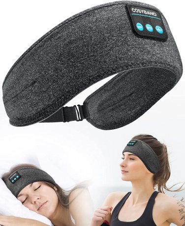 Sleep Headphones Sports Headband, Adjustable Soft Sleep Headphones Headband,Long