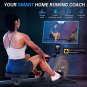 Rowing Machine, Magnetic Rower Machine with 16 Resistance Levels, 350LBS Loading