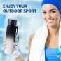 Water Bottles 1000Ml Large-Capacity Sports Cup Gradient Color Frosted Plastic Po
