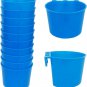 ORIBUKI Cage Cups Birds Feeders Seed Bowl Chicken Feeding Watering Dish Rabbit W