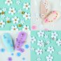 400Pcs 3D Flower Caviar Beads Nail Art Decals Charms for Nails, 3D Acrylic Flowe