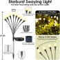 Solar Garden Lights, 4 Pack Solar Firefly Lights, New Upgraded Garden Lights Sol