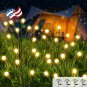 Solar Garden Lights, 4 Pack Solar Firefly Lights, New Upgraded Garden Lights Sol