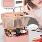 Makeup Bag, Makeup Organizer Large Capacity Cosmetic Bag for Women and Girls, Du