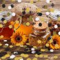 380 Pieces Bee Confetti Gold Glitter Bee Confetti Yellow Black Bee Confetti for