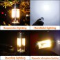 Multifunctional Camping Light,Rechargeable 400 Lumens,4 Modes, Magnetic Base and