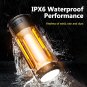 Multifunctional Camping Light,Rechargeable 400 Lumens,4 Modes, Magnetic Base and