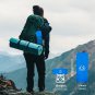 Camping Sleeping Pad Inflatable Sleeping Mat with Pillow Built-In Pump Compact U