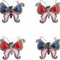 Butterfly Snap Buttons Fit 18Mm Snap Button DIY Bracelet Bangles Key Rings Women