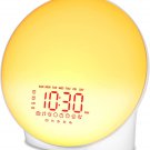 Wake up Light Sunrise Alarm Clock Sleep Aid Sunrise Sunset Simulation Dual Alarm