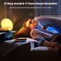 Wake up Light Sunrise Alarm Clock Sleep Aid Sunrise Sunset Simulation Dual Alarm
