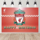Liverpools FC Birthday Party Backdrop Liverpools FC Birthday Party Decorations S