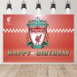 Liverpools FC Birthday Party Backdrop Liverpools FC Birthday Party Decorations S