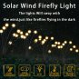 Firefly Lights Solar Outdoor, Solar Firefly Garden Lights 6 Pack 8 LED Waterproo