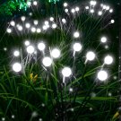 6-Pack White Solar Outdoor Lights for Garden Decorations, 48 LED Super Bright So