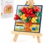 PATRI MOYE Roses Flower Building Set, STEM Flower Building Block Toys for Adults