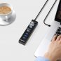 7-Port USB 3.0 Hub,  Data USB Hub Splitter with 3.3Ft Long Cable for Laptop, PC,