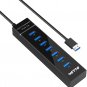 7-Port USB 3.0 Hub,  Data USB Hub Splitter with 3.3Ft Long Cable for Laptop, PC,