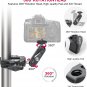 Super Clamp Camera Clamp Mount Monitor 360&Acirc;&deg; Ballhead Magic Arm Double Ball Head