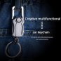 Metal Keyring Keychains Key Rings Chain Holder Organizer 3D Metal Emblem Pendant