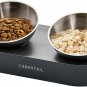 Raised Dog Cat Food Bowl 304 Stainless Steel, Elevated Food and Water Bowl Dishe