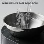 Raised Dog Cat Food Bowl 304 Stainless Steel, Elevated Food and Water Bowl Dishe