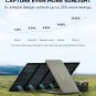 Solar Generator RIVER 2 Pro 768Wh Lifepo4 Battery with 220W Solar Panel, 4X800W
