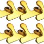 Chip Bag Clips,8 Pack Large Golden Stainless Steel Air Tight Bag Clip Perfect fo