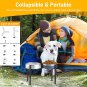 Dog Bowl Stand, Elevated Dog Bowl Stand Adjustable Wide 7-11",4 Height Adjustmen
