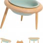 Ceramics Cat Bowl Adjustable Cat Food Bowl Kitty Bowl Raised Tilted Cat Bowl Cat
