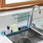 Telescopic Sink Storage Rack Adjustable Sink Organizer Sink Storage Sponge Soap
