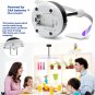 Fly Fans for Tables, Portable Food Fan for Indoor Outdoor, Soundless Picnic Fly