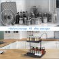 2-Tier under Sink Organizer, Storage Multi-Use Sliding L-Shape Pull Out Cabinet