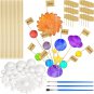 100 Pieces Solar System Model Foam Ball Kit Includes Mixed Sized Polystyrene Bal
